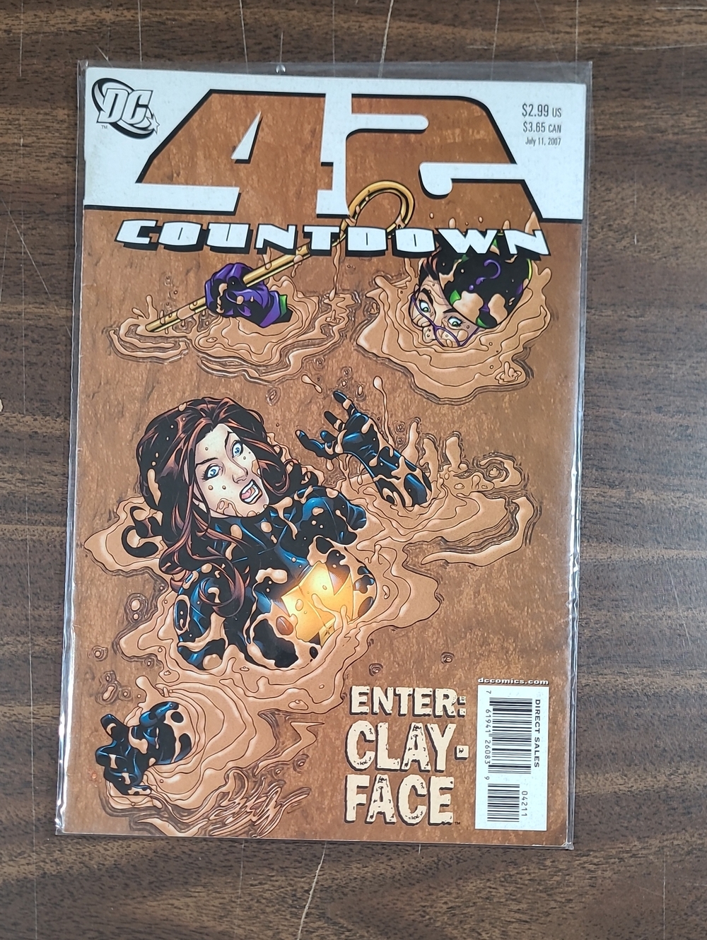 DC Countdown #43 Clay-Face Cover Comic Book — July 11, 2007 Bagged